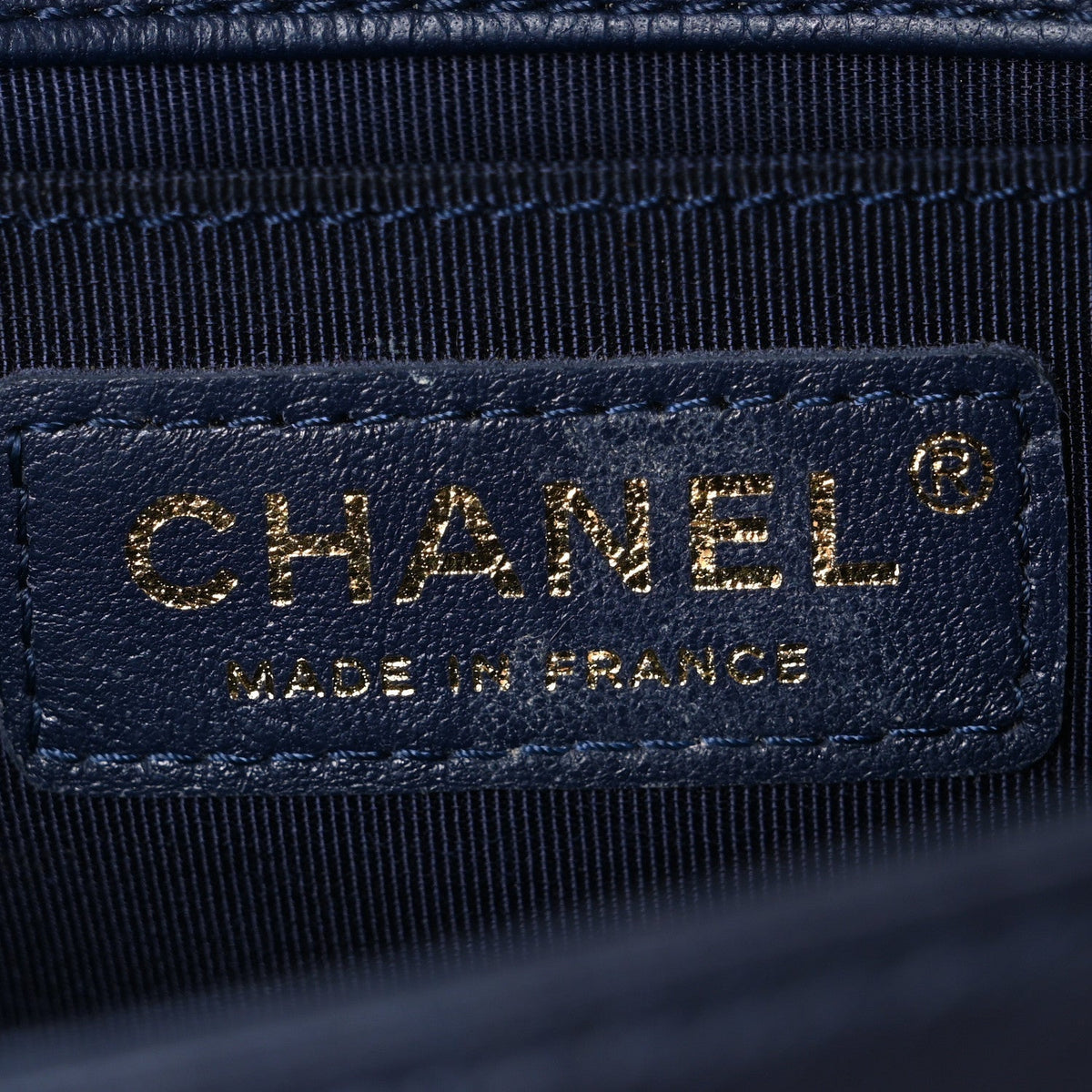 Chanel Caviar Quilted Small Boy Flap Navy