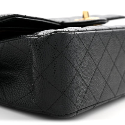 Chanel Caviar Quilted Medium Double Flap Black 1982984