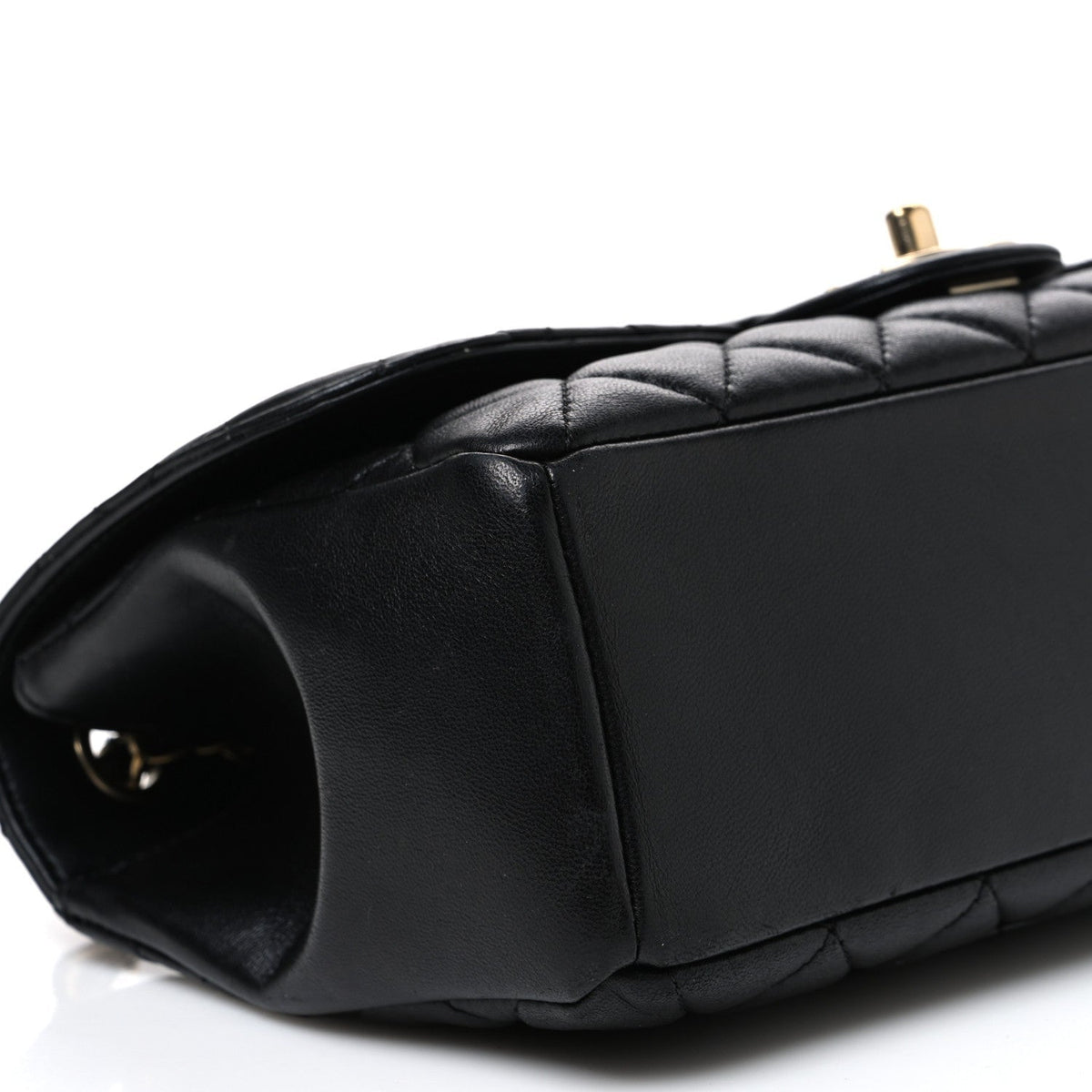 Chanel Lambskin Quilted Medium Mademoiselle Chic Flap Black