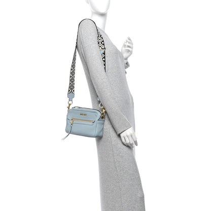 Miu Miu Madras Jacquard Camera Bag Lago