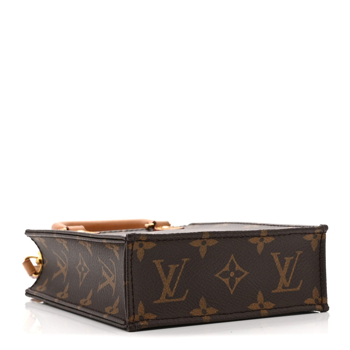 Louis Vuitton Monogram Canvas Petit Sac Plat Brown