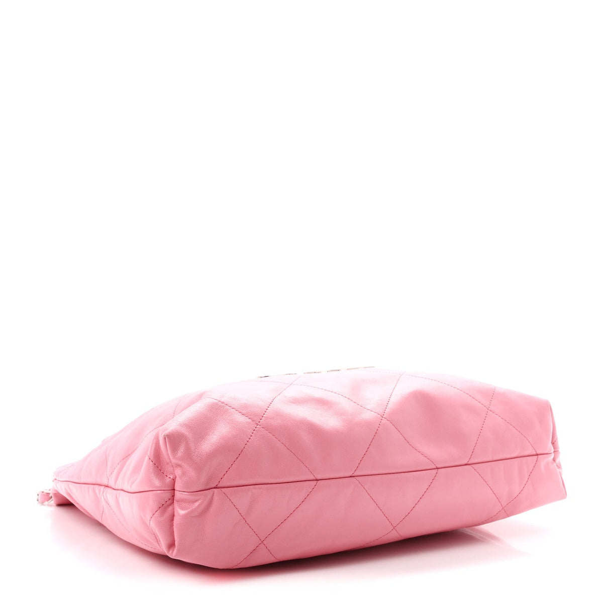Chanel Shiny Calfskin Quilted Chanel 22 Bag Pink