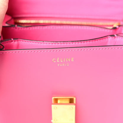 Celine Box Calfskin Small Classic Box Flap Bag Hibiscus