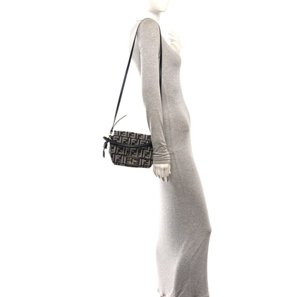 Fendi Denim Small Mamma Baguette Dark Blue
