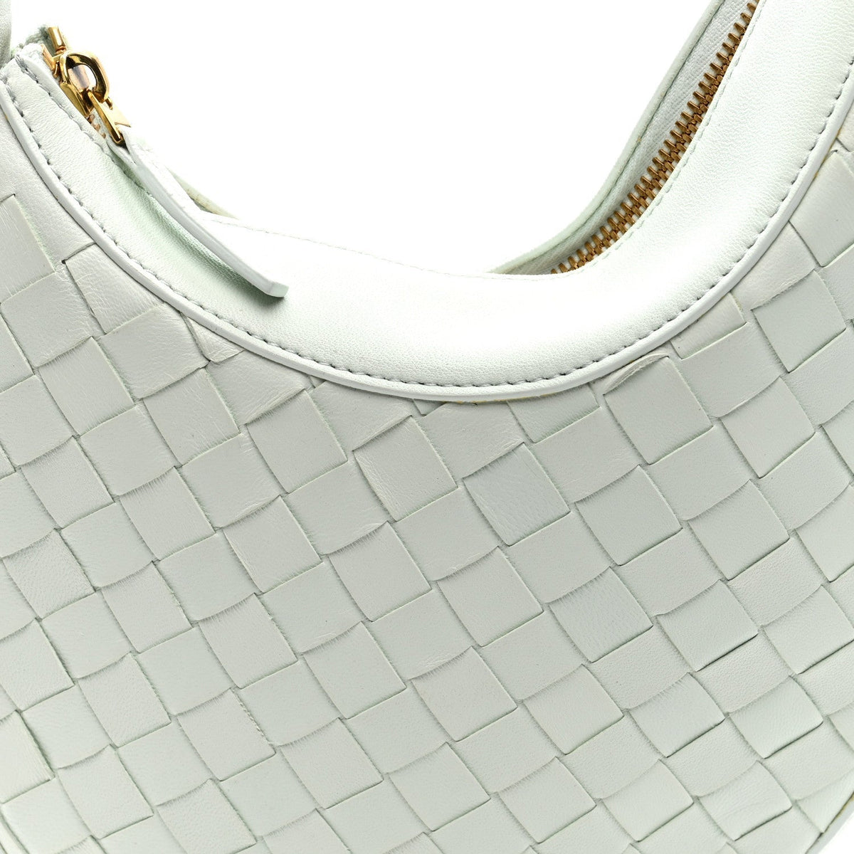 Bottega Veneta Nappa Intrecciato Small Drop Shoulder Bag Glacier 1986425