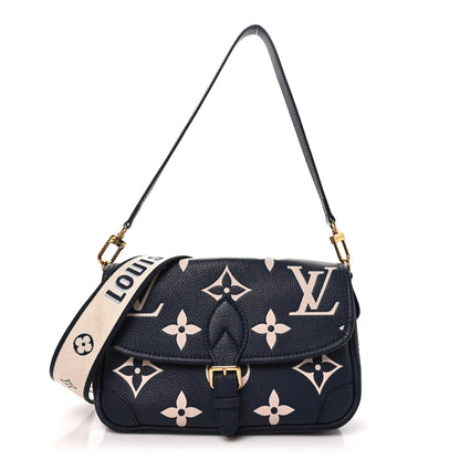 Louis Vuitton Empreinte Giant Monogram Diane Navy Creme