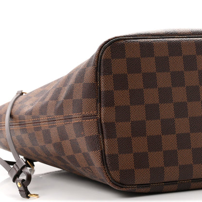 Louis Vuitton Damier Ebene Neo Neverfull MM Tote Bag Brown