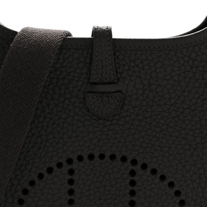 Hermès Taurillon Clemence Evelyne TPM Bai Brun