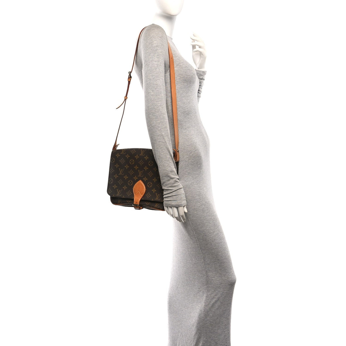 Louis Vuitton Monogram Cartouchiere 26 Brown 1964387