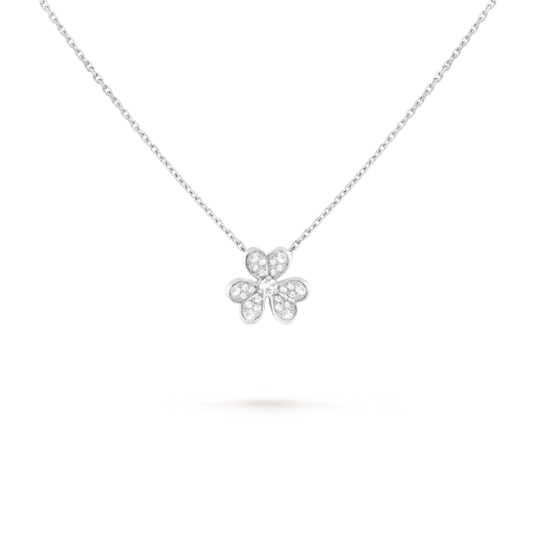 18K Gold Diamonds VCA Frivole Mini Model Pendant