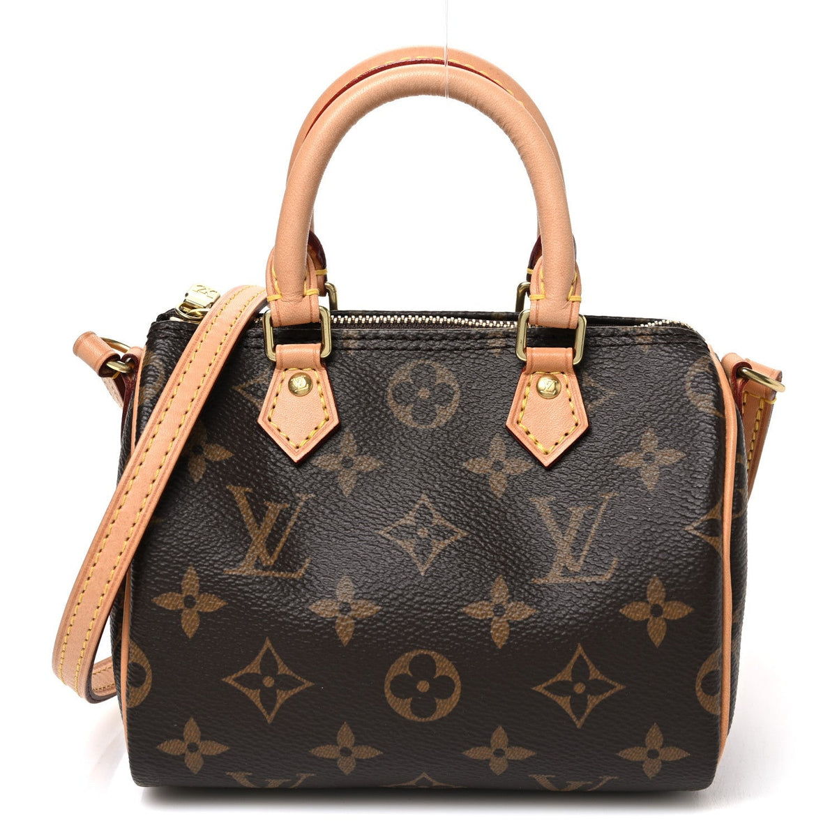 Louis Vuitton Monogram Coated Canvas Nano Speedy Brown