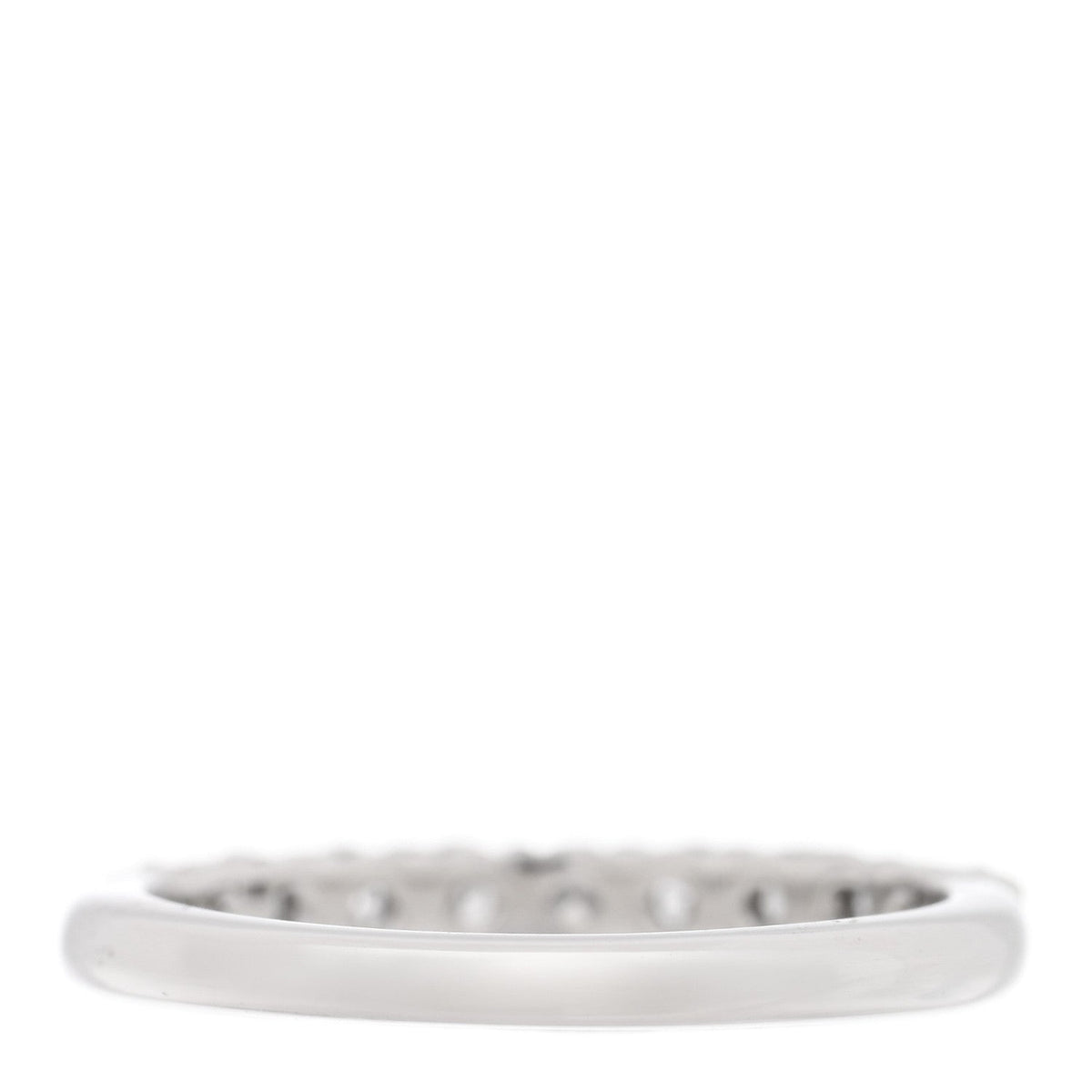 Tiffany Platinum Diamond 0.27ctw 2.2mm Forever Half Circle Band Ring 50 5.5