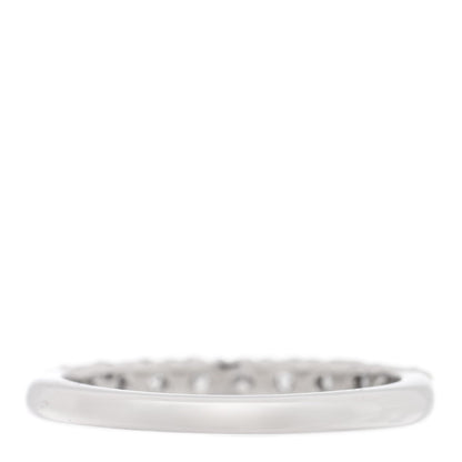 Tiffany Platinum Diamond 0.27ctw 2.2mm Forever Half Circle Band Ring 50 5.5