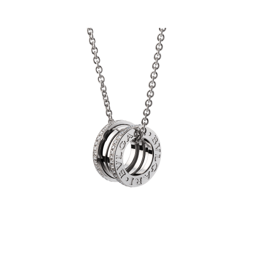 18K Gold Diamond B.zero1 Necklace