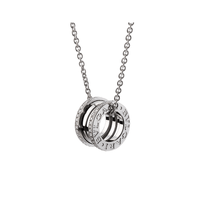 18K Gold Diamond B.zero1 Necklace