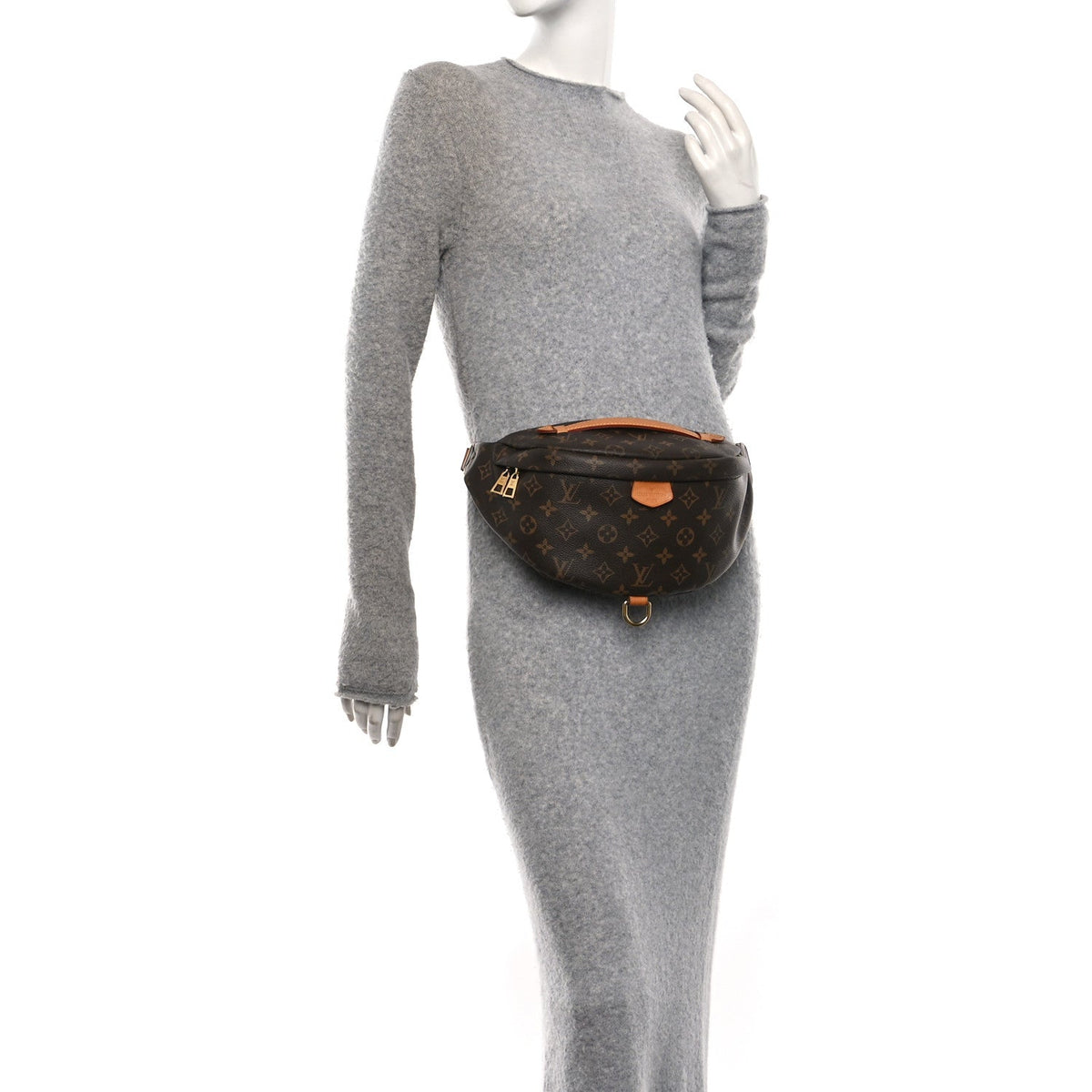 Louis Vuitton Monogram Canvas Vachetta Bumbag Brown