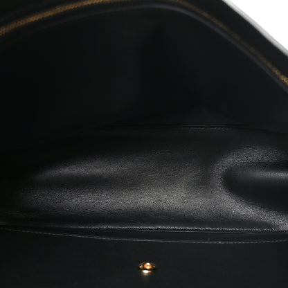 Chanel Suede Calfskin Small Souplissimo Maxi Flap Black