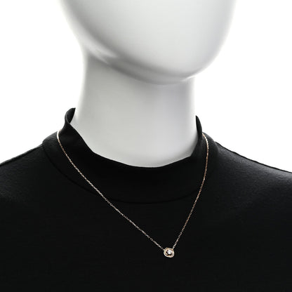 Cartier 18K Tricolor Gold Diamond Trinity De Cartier Pendant Necklace