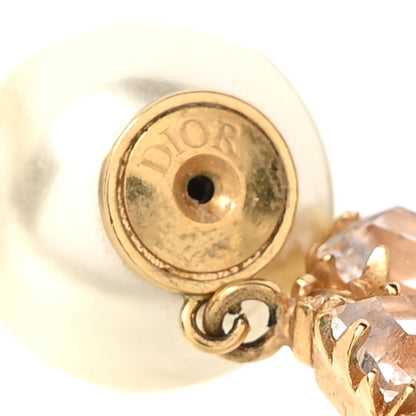 Gold Pearl Crystal Christian Dior Tribales Earrings