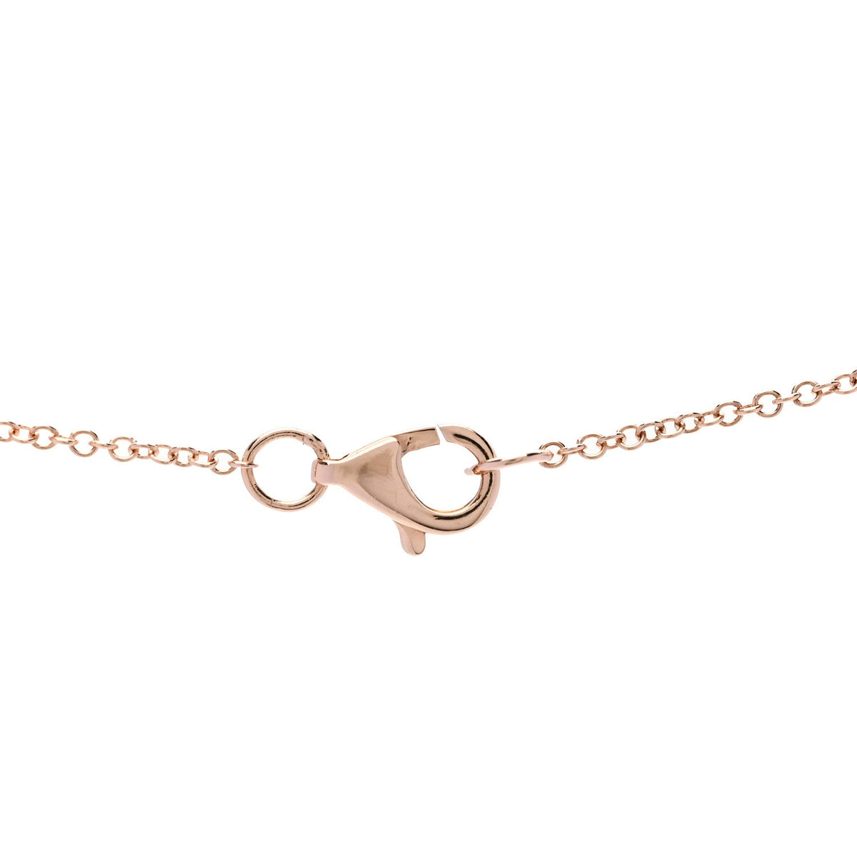 Parker & West 14K Rose Gold Diamond Pave Heart Pendant Necklace