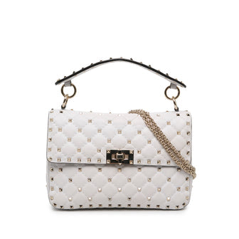 Rockstud Spike Flap Bag Quilted Leather Medium