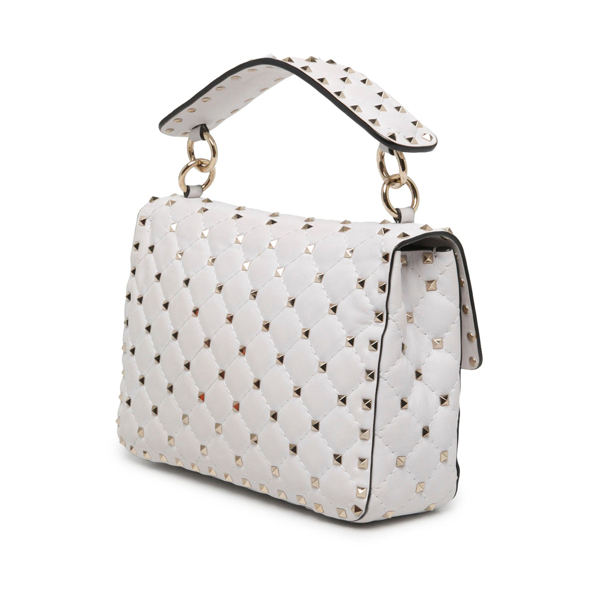 Rockstud Spike Flap Bag Quilted Leather Medium