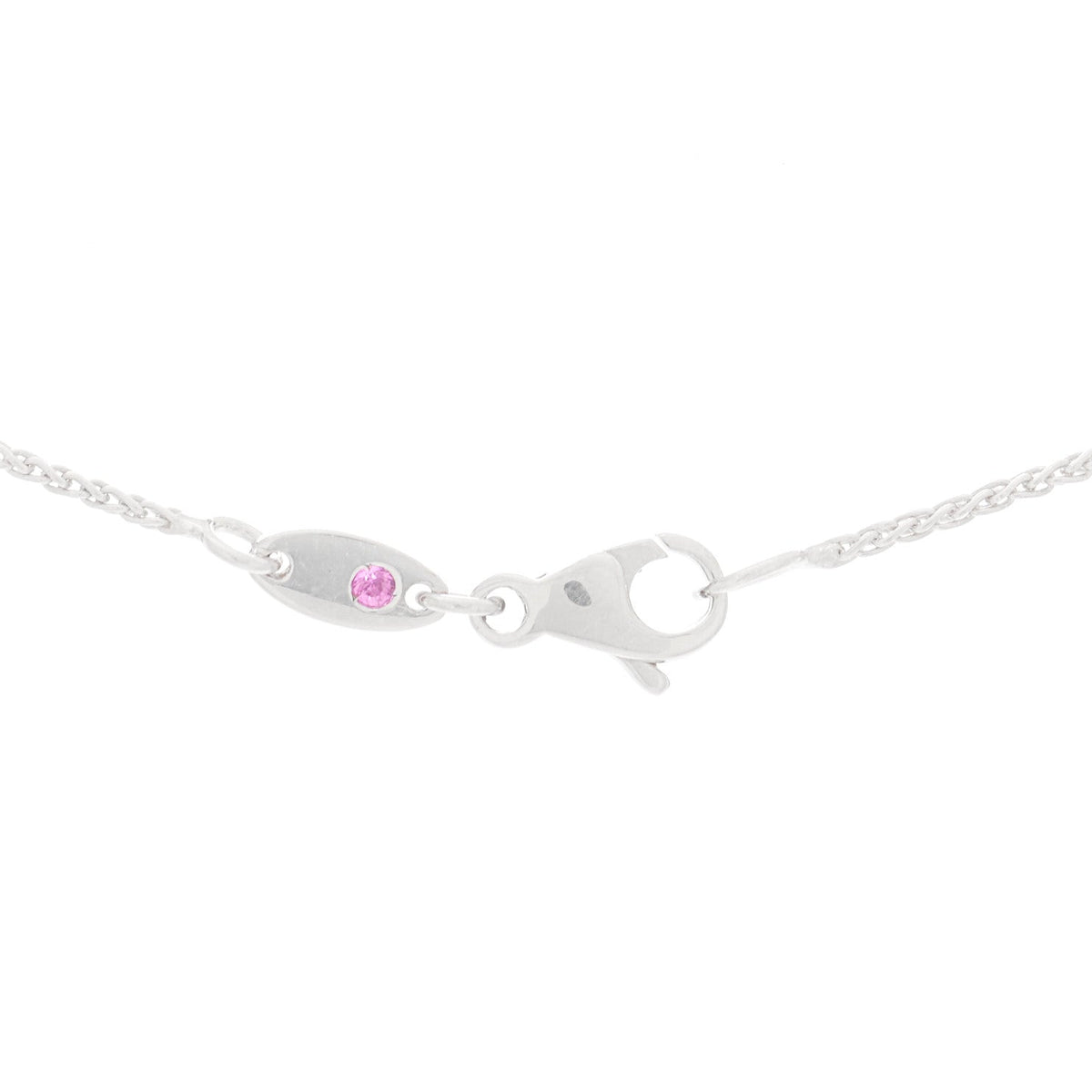 Roberto Coin 18K White Gold Diamond Drop Pendant Necklace