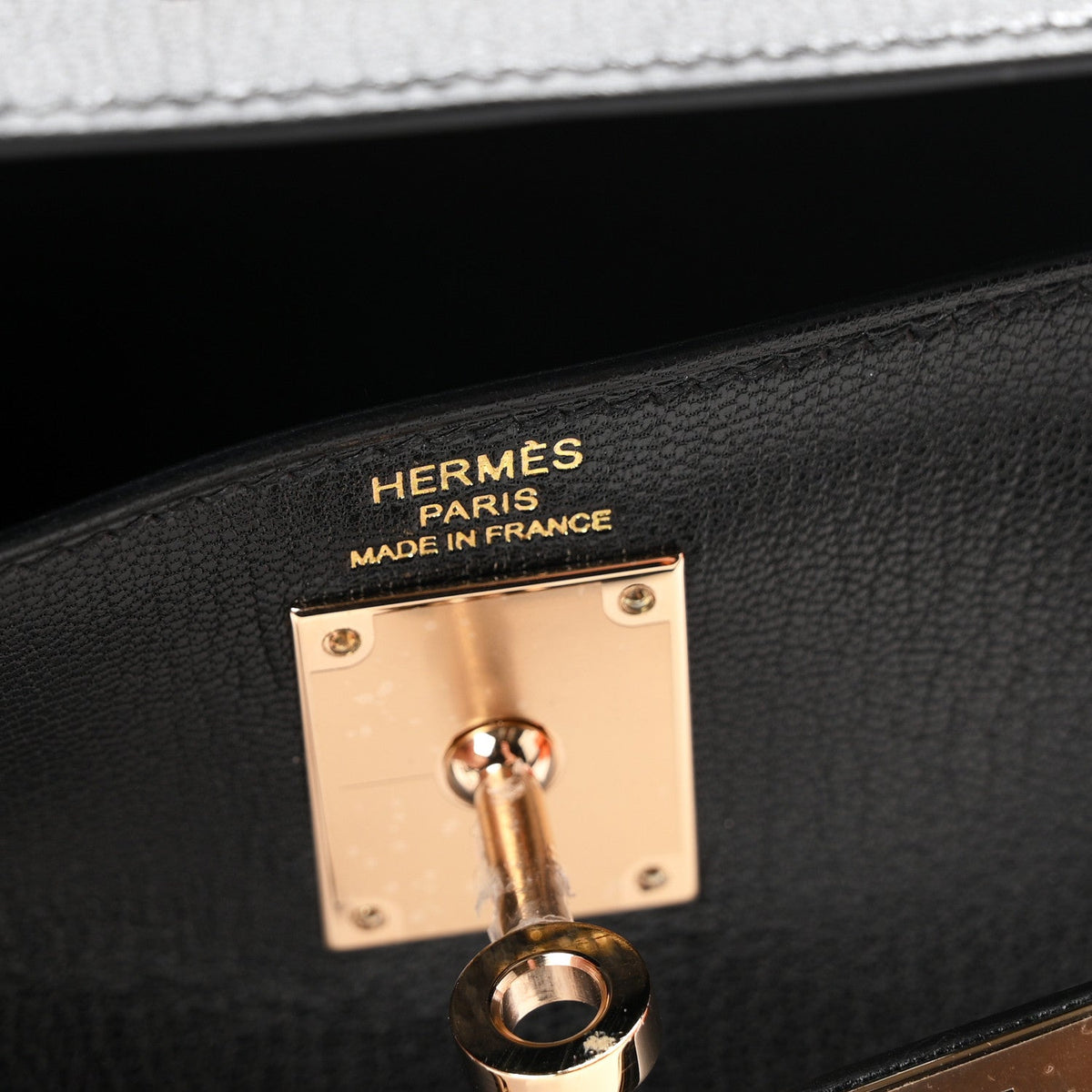Hermes Chevre Chamkila Kelly Elan Black