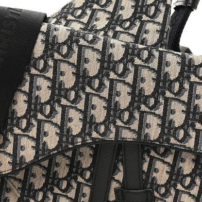Dior Oblique Saddle Bag Blue