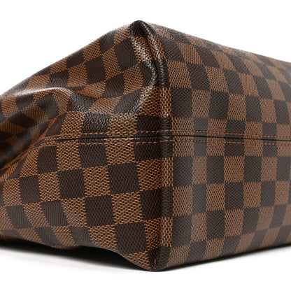 Louis Vuitton Damier Ebene Canvas Graceful MM Shoulder Bag Brown