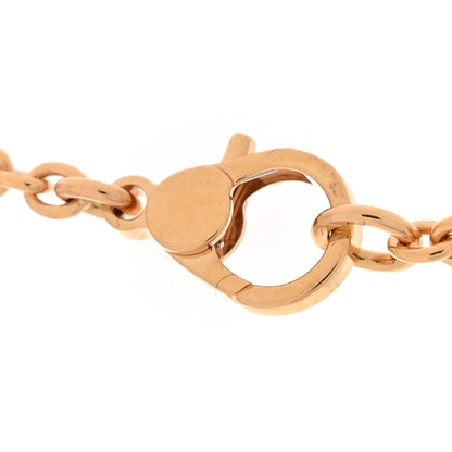 Hermes 18K Rose Gold Black Spinel Finesse Lariat Necklace