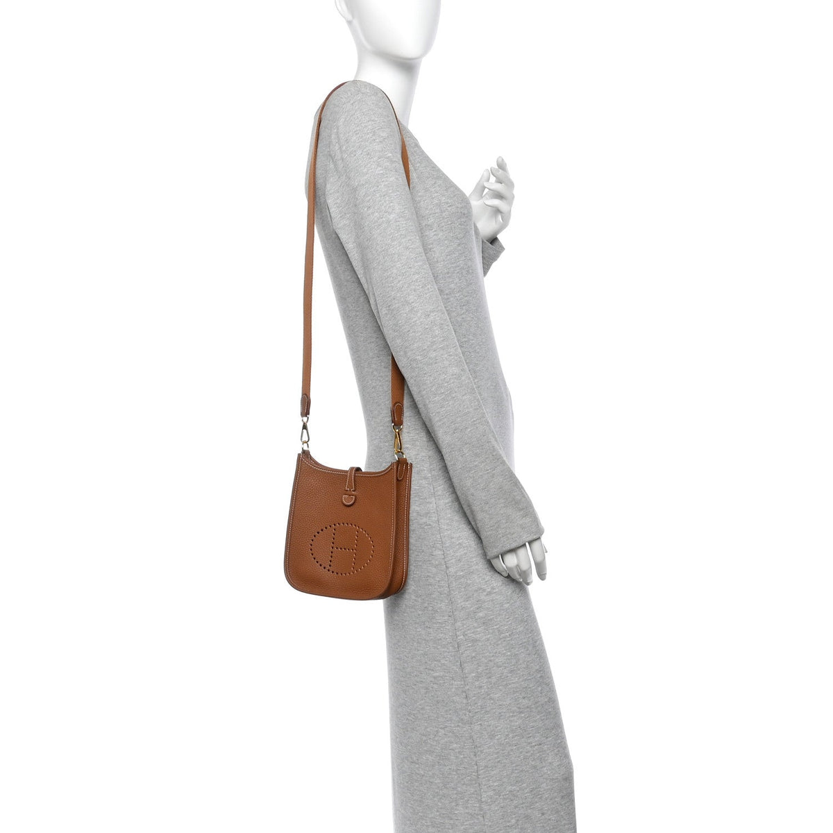 Hermes Taurillon Clemence Evelyne TPM Gold 1982765