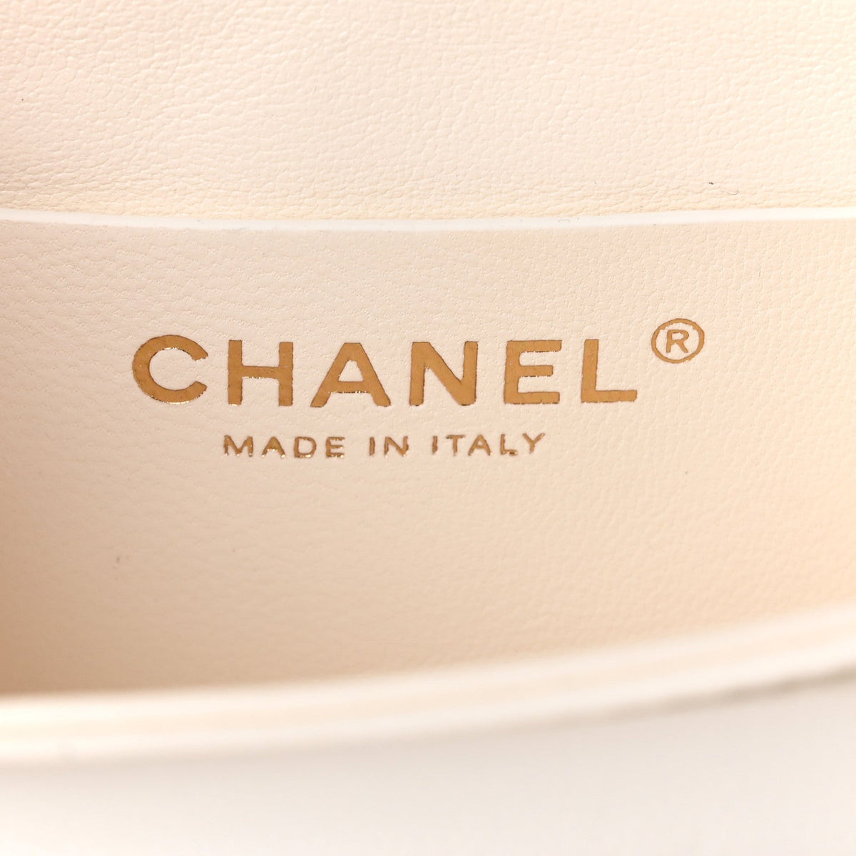 Chanel Caviar Quilted Mini Top Handle Flap White