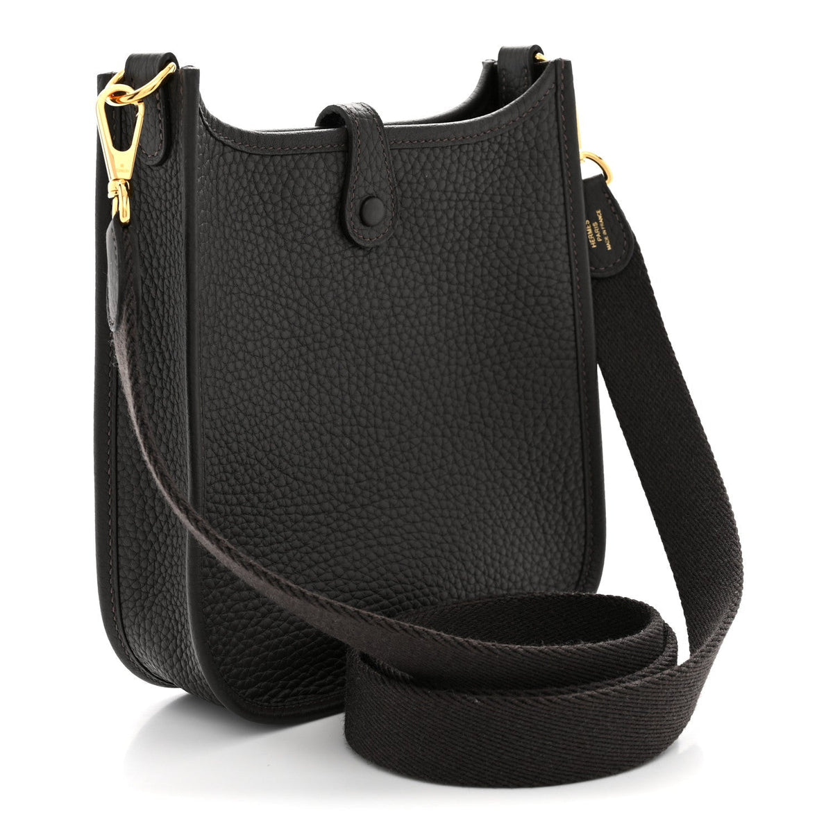 Hermès Taurillon Clemence Evelyne TPM Bai Brun
