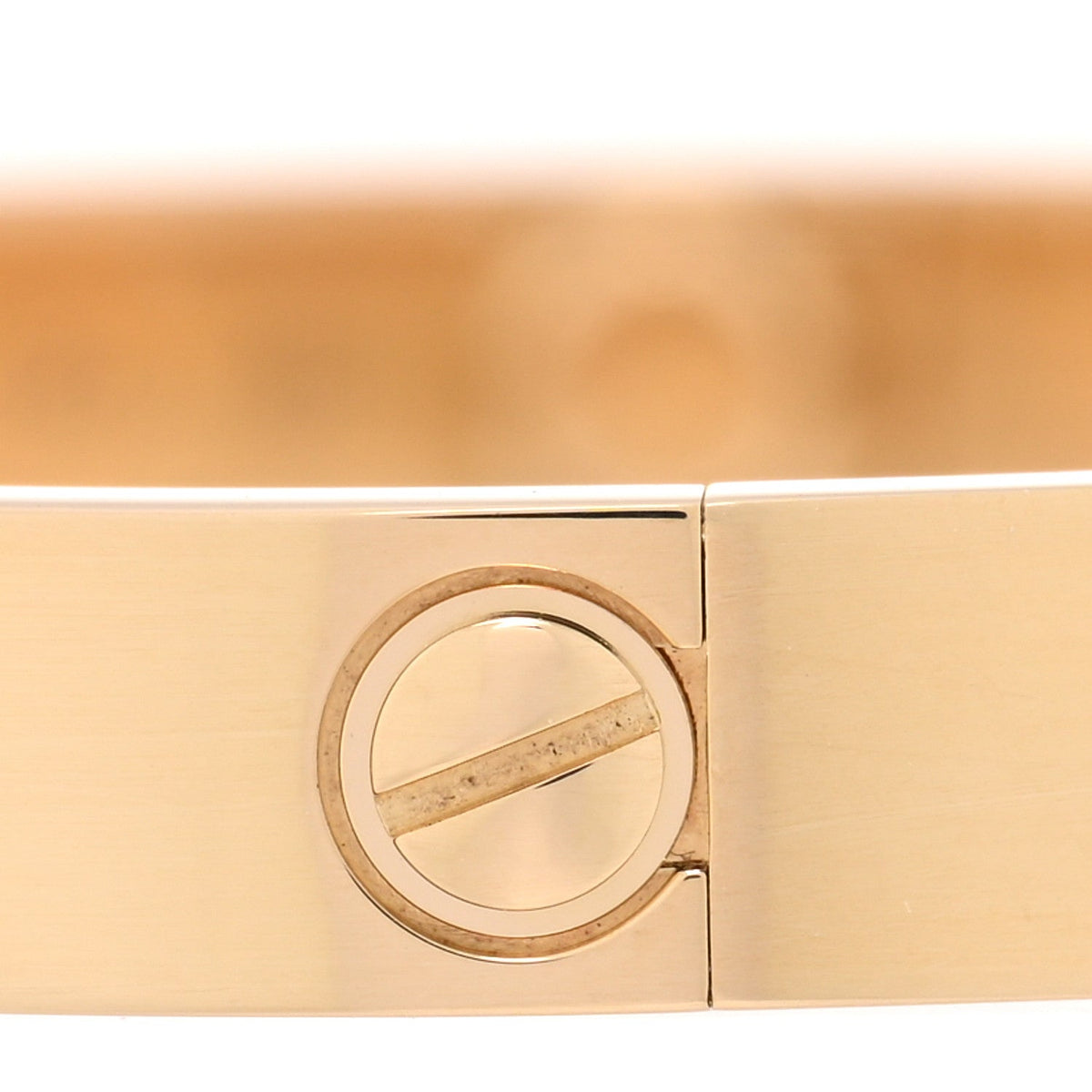 Cartier 18K Yellow Gold 4 Diamond LOVE Bracelet 16