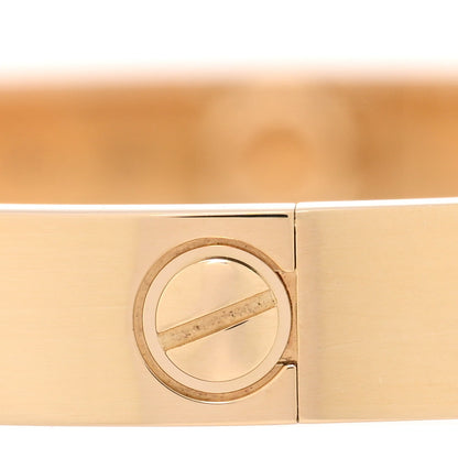 Cartier 18K Yellow Gold 4 Diamond LOVE Bracelet 16