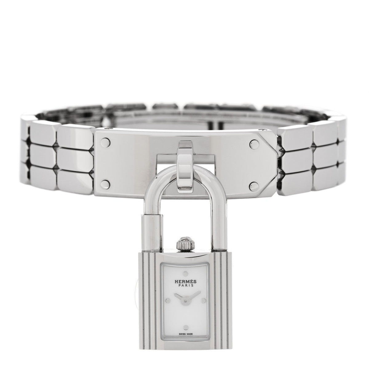 Hermes Stainless Steel 16mm Kelly Quartz Watch