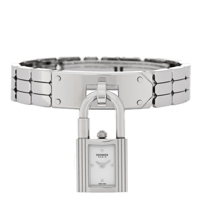 Hermes Stainless Steel 16mm Kelly Quartz Watch