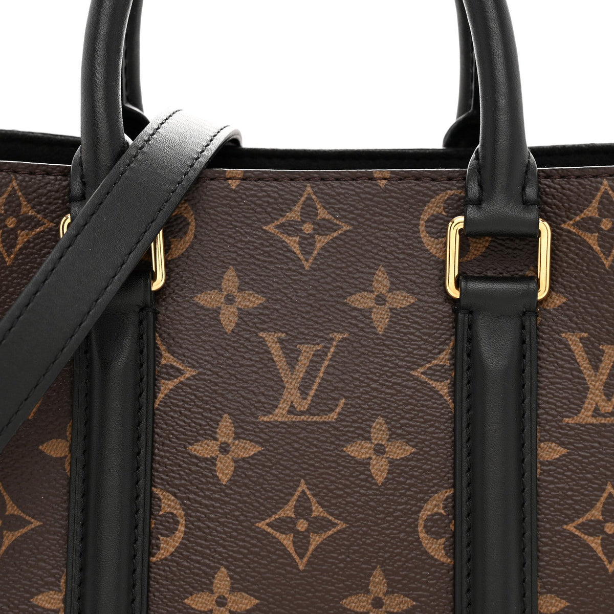 Louis Vuitton Monogram Soufflot BB Black