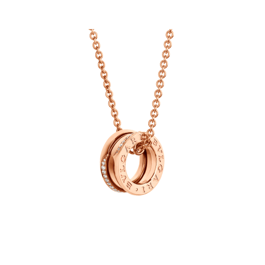 18K Gold Diamond B.zero1 Necklace