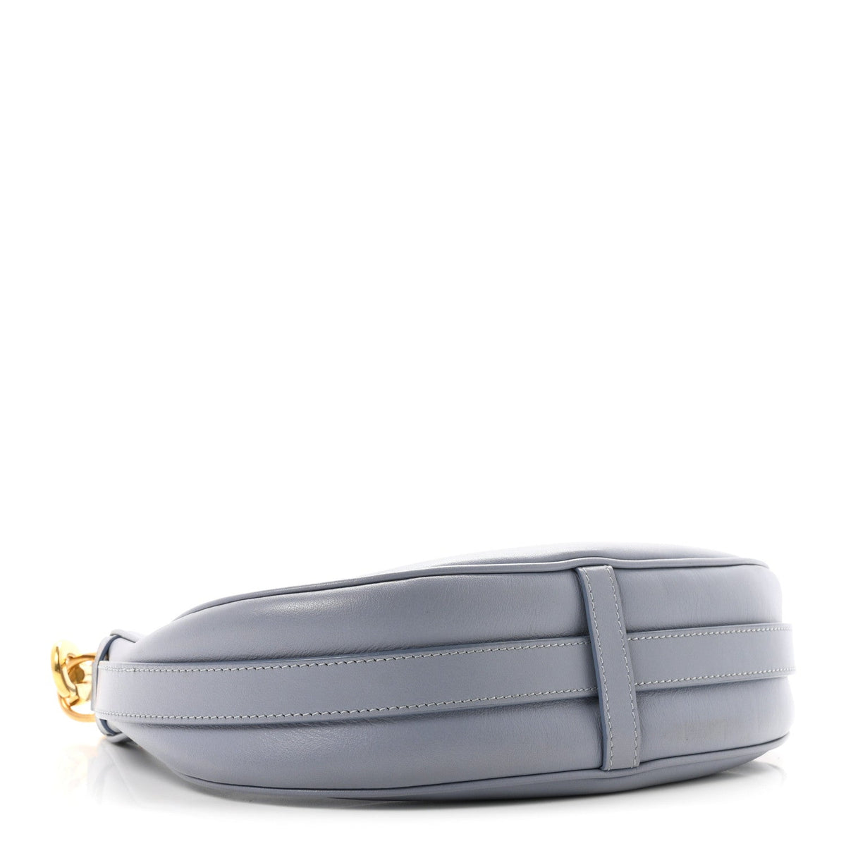 Celine Smooth Calfskin Medium Strap Ava Shoulder Bag Arctic Blue