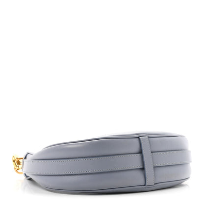 Celine Smooth Calfskin Medium Strap Ava Shoulder Bag Arctic Blue