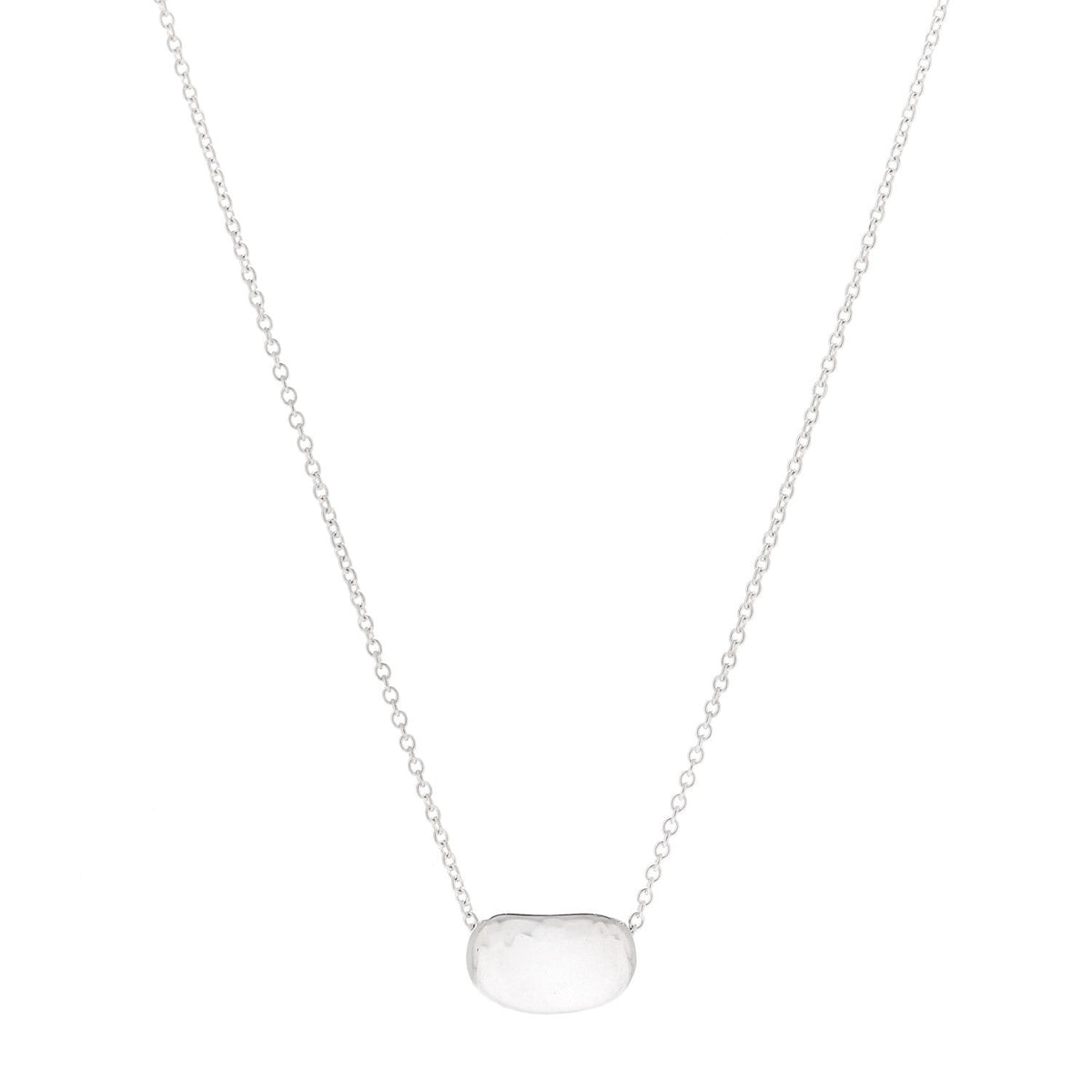 Tiffany Sterling Silver 11mm Elsa Peretti Bean Pendant Necklace