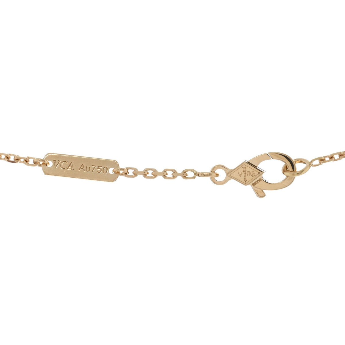 Van Cleef & Arpels 18K Yellow Gold Vintage Alhambra Pendant Necklace