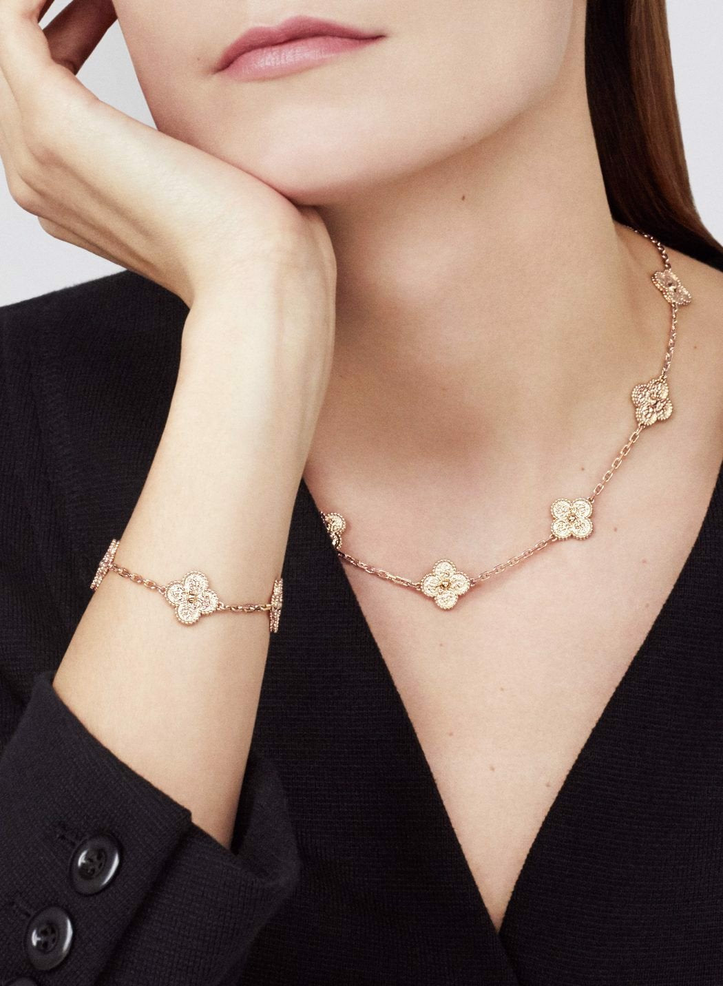 18K Gold Van Cleef & Arpels Vintage Alhambra Bracelet