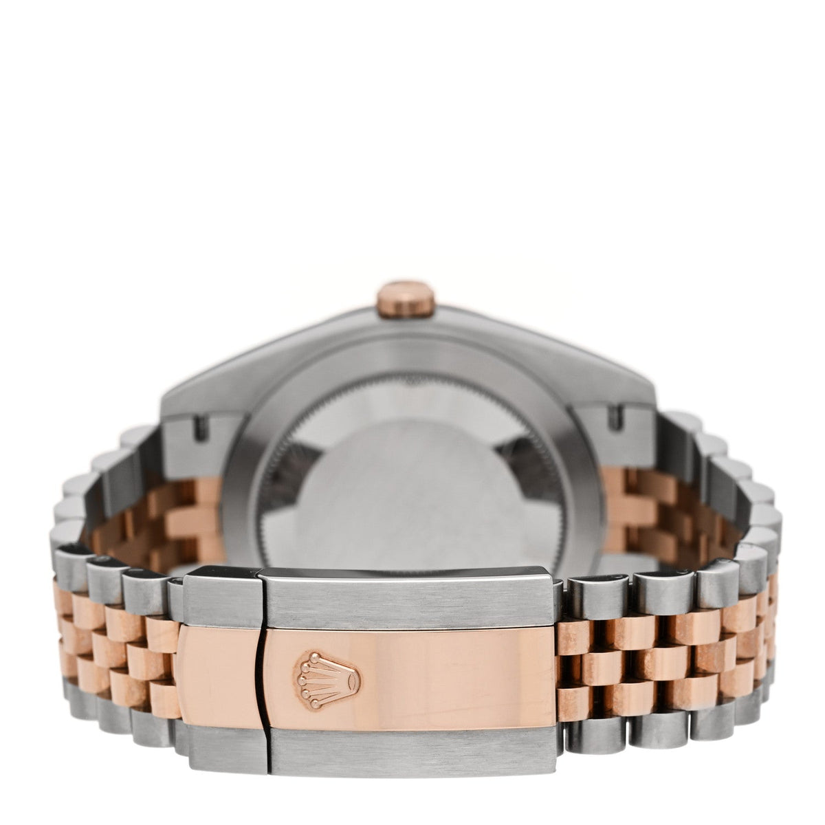 Rolex Stainless Steel 18K Everose Gold Men's 41mm Datejust Watch 126331