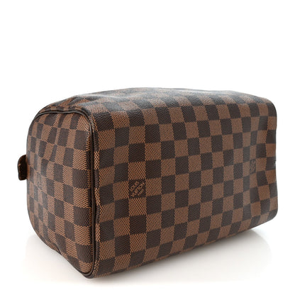 Louis Vuitton Damier Ebene Speedy 25 Brown