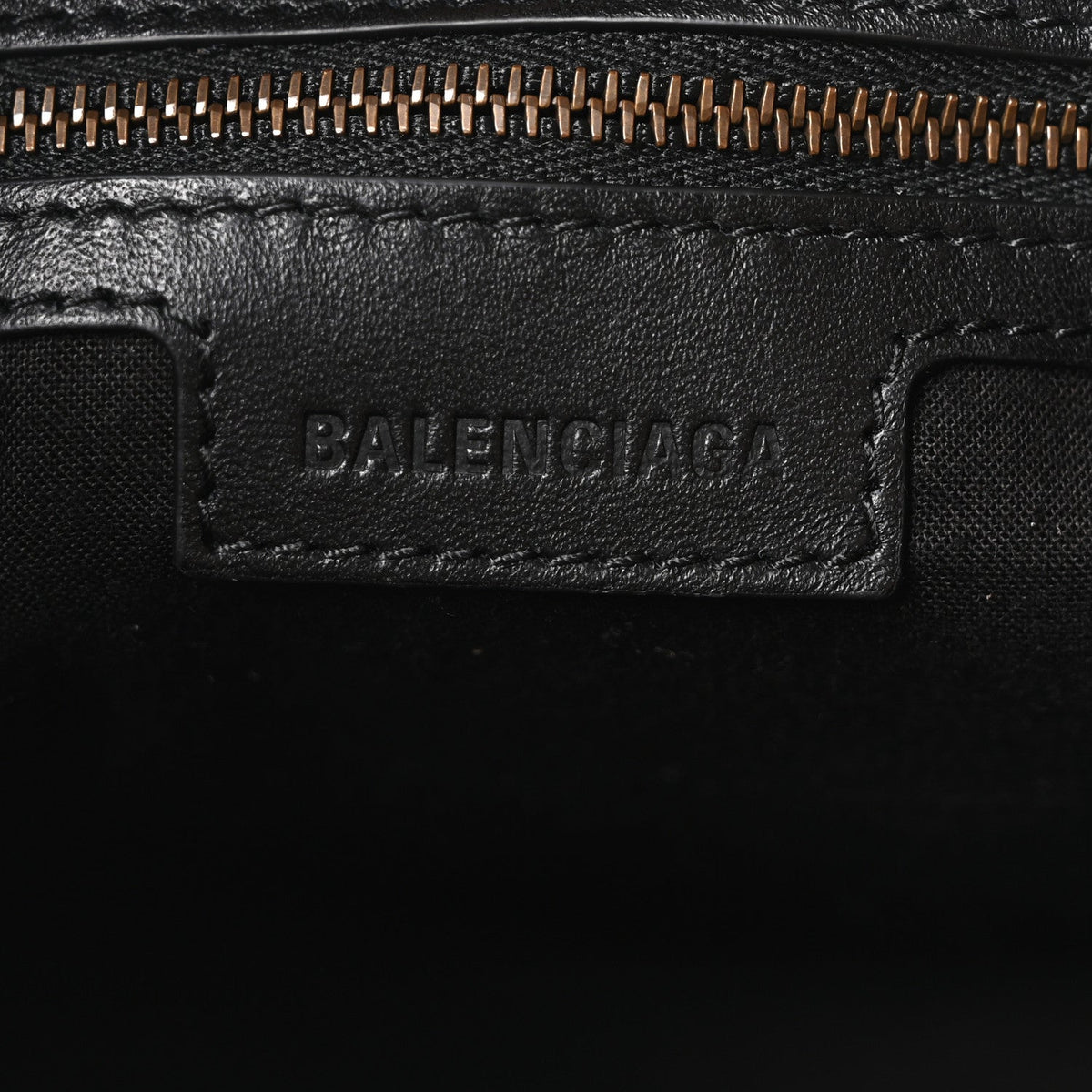 Balenciaga Waxed Suede Calfskin Classic Hardware Small Le City Camel