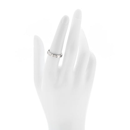 Cartier 18K White Gold 3.5mm LOVE Wedding Band Ring