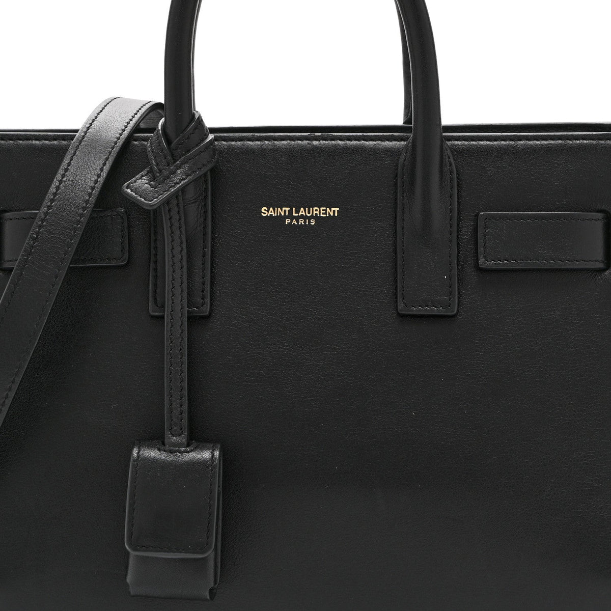 Saint Laurent Calfskin Nano Sac De Jour Black